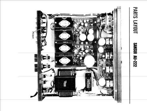 Stereophonic Amplifier AU-222; Sansui Electric Co., (ID = 1481863) Verst/Mix