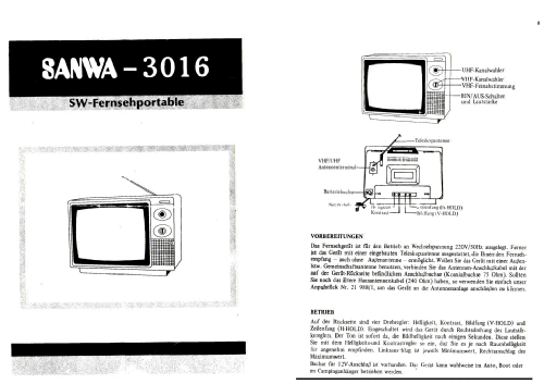 3016; Sanwa (ID = 535709) Television