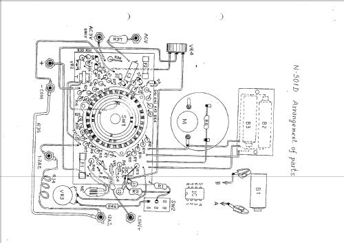 Electronic Multimeter N-501D; Sanwa Electric (ID = 950290) Equipment