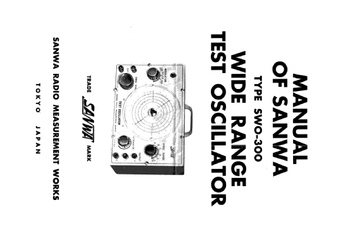 SWO-300; Sanwa Electric (ID = 2452916) Equipment