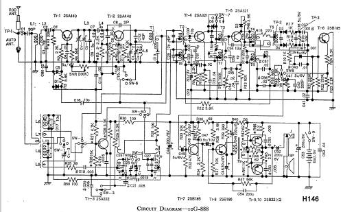 Solid State 10G-888 ; Sanyo Electric Co. (ID = 810131) Radio