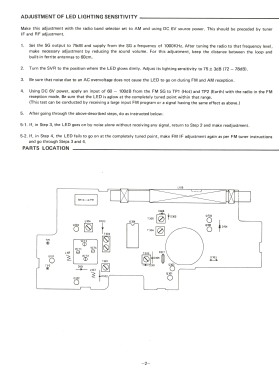 2 Band Receiver RP 6160 UM; Sanyo Electric Co. (ID = 3181019) Radio