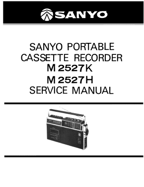 4 Band Portable Radio Cassette Recorder M-2527H; Sanyo Electric Co. (ID = 2983371) Radio