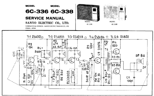 6C-336; Sanyo Electric Co. (ID = 922635) Radio