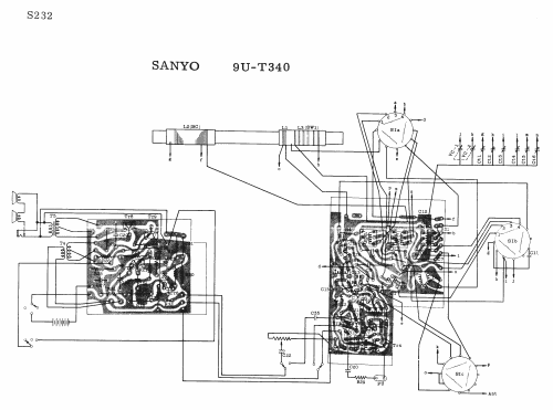 9 Transistor Deluxe All Wave Super Radio 9U-T340; Sanyo Electric Co. (ID = 1713778) Radio