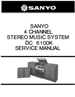 4 Channel Stereo Music System DC-6100K; Sanyo Electric Co. (ID = 3000616) Radio