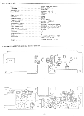 FT-4021; Sanyo Electric Co. (ID = 2747991) Car Radio