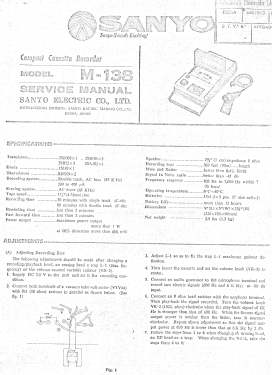 M-138; Sanyo Electric Co. (ID = 2743277) R-Player