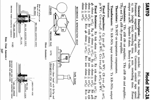 MC-2A; Sanyo Electric Co. (ID = 810067) R-Player