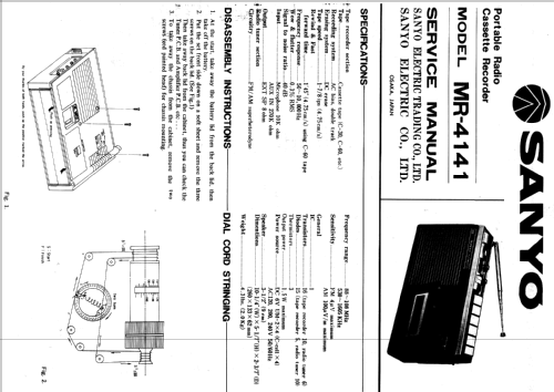 MR-4141; Sanyo Electric Co. (ID = 348714) Radio