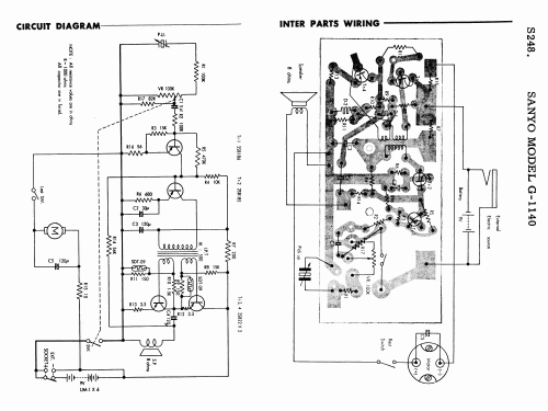 PortaGraph 4 Transistor Portable Phonograph G-1140; Sanyo Electric Co. (ID = 1713211) R-Player