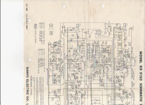 Stereo Cassette Deck RD 5150; Sanyo Electric Co. (ID = 1746138) Reg-Riprod