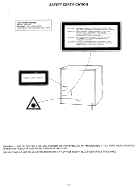 Compact Disc Audio Component System TAD-M95 + STE-M95; Fisher Radio; New (ID = 2749305) Radio