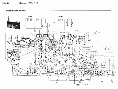 Transcontinental 10U-P10 ; Sanyo Electric Co. (ID = 1714825) Radio