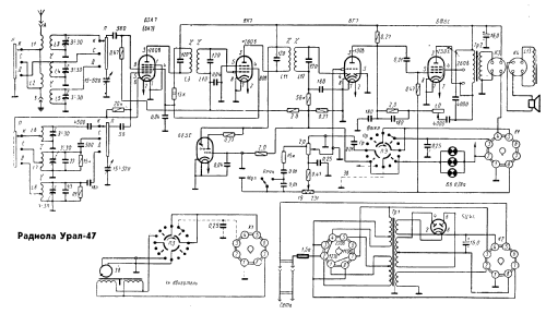 Ural {Урал} 47M {47М}; Sarapoul Orjonikidze (ID = 280100) Radio