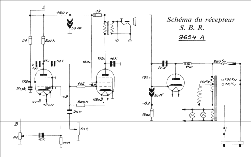 9654A; SBR Société Belge (ID = 1383732) Radio