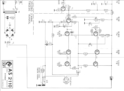 Amplifier AS2110; SBR Société Belge (ID = 149569) Ampl/Mixer