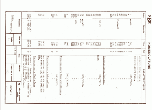 Cinéma 525A; SBR Société Belge (ID = 1456682) Radio