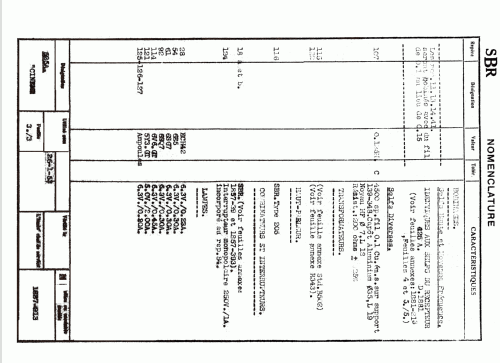 Cinéma 525A; SBR Société Belge (ID = 1456684) Radio