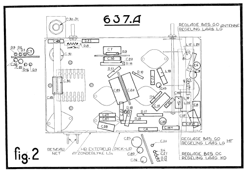 Super Ondolina 637A2 ; SBR Société Belge (ID = 1320845) Radio