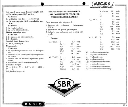 Super Ondolina 365A2 ; SBR Société Belge (ID = 1678064) Radio