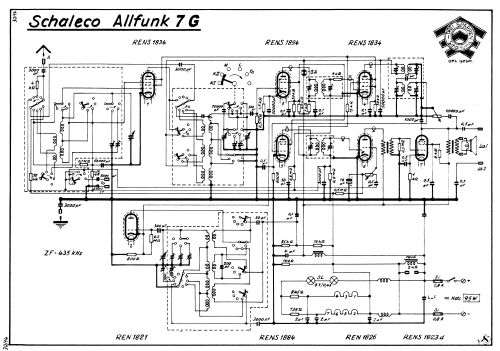 Allfunk 7 Lux G; Schaleco - Schackow, (ID = 5687) Radio