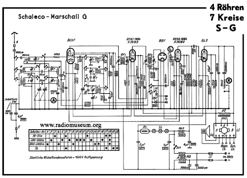 Marschall G/SM; Schaleco - Schackow, (ID = 38054) Radio