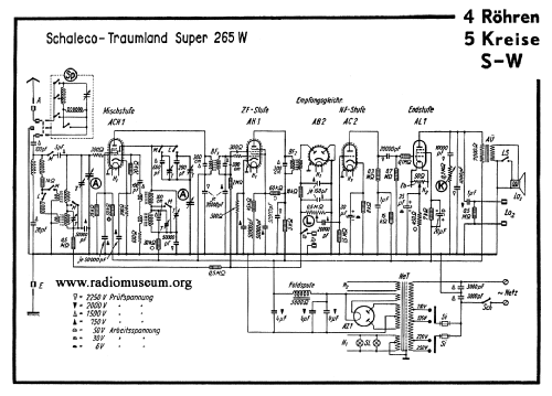 Traumland 265W Super; Schaleco - Schackow, (ID = 38041) Radio