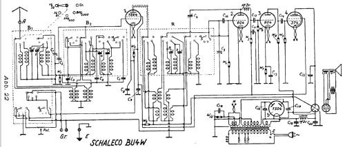 Universal BU4MW; Schaleco - Schackow, (ID = 745659) Radio