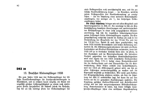 Deutscher Kleinempfänger 1938 DKE38; Schaleco - Schackow, (ID = 3050032) Radio