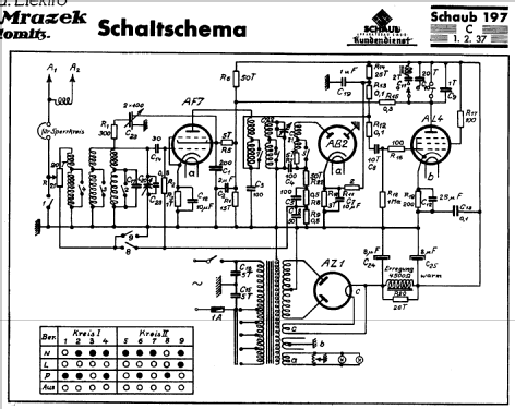 197W; Schaub und Schaub- (ID = 304353) Radio