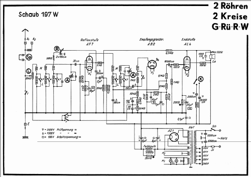 197W; Schaub und Schaub- (ID = 49243) Radio
