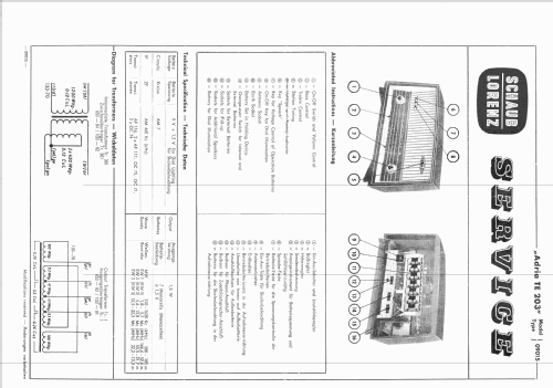 Adria TE203 09015; Schaub und Schaub- (ID = 291992) Radio