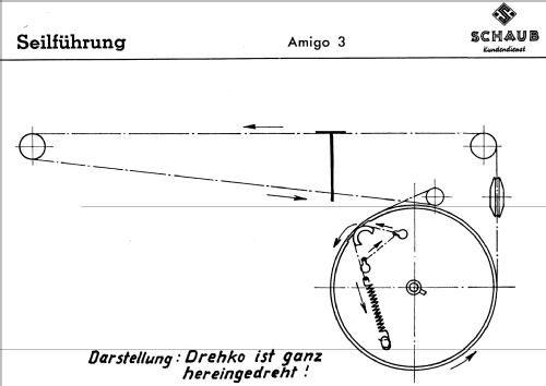 Amigo III ; Schaub und Schaub- (ID = 743204) Radio
