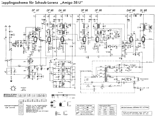 Amigo 58U Type 9028; Schaub und Schaub- (ID = 472083) Radio