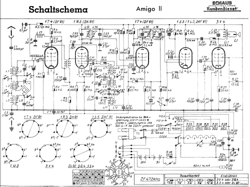 Amigo II ; Schaub und Schaub- (ID = 614318) Radio