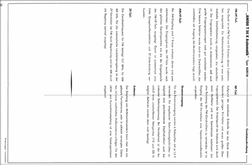 Amigo T50K Automatik; Schaub und Schaub- (ID = 39992) Radio