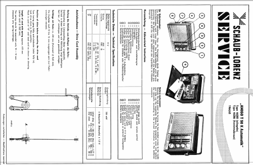 Amigo T50K Automatik; Schaub und Schaub- (ID = 39995) Radio