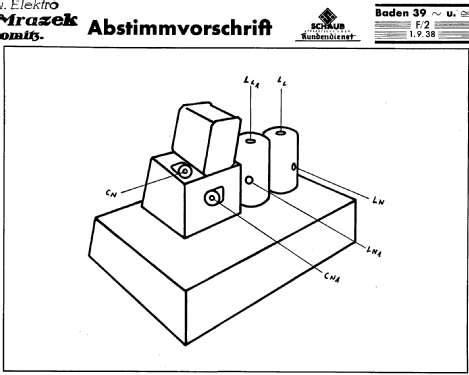 Baden 39W; Schaub und Schaub- (ID = 304672) Radio