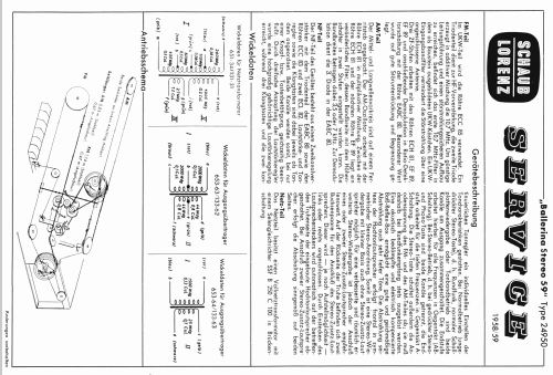 Ballerina Stereo 59 ; Schaub und Schaub- (ID = 37994) Radio