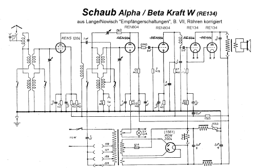 Beta-Kraft W; Schaub und Schaub- (ID = 2864165) Radio