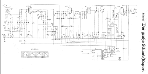 Der große Schaub Exportsuper; Schaub und Schaub- (ID = 5768) Radio