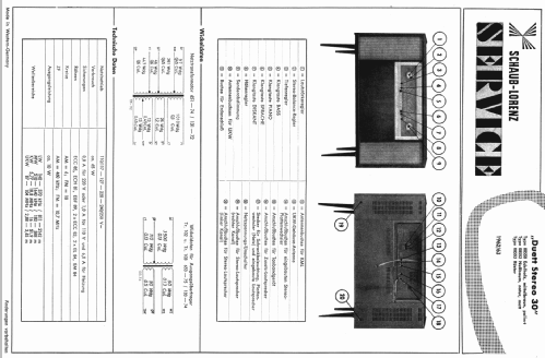 Duett Stereo 30; Schaub und Schaub- (ID = 1203914) Radio