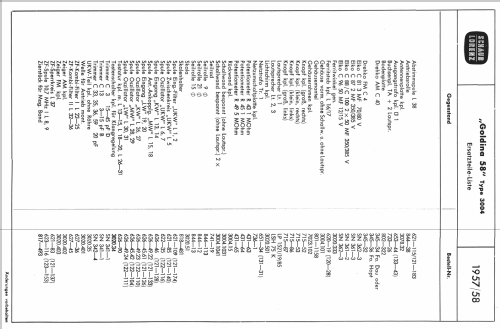 Goldina 58 3004; Schaub und Schaub- (ID = 37190) Radio