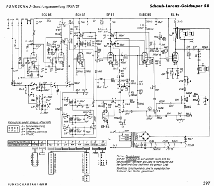 Goldsuper 58 3005; Schaub und Schaub- (ID = 2516004) Radio