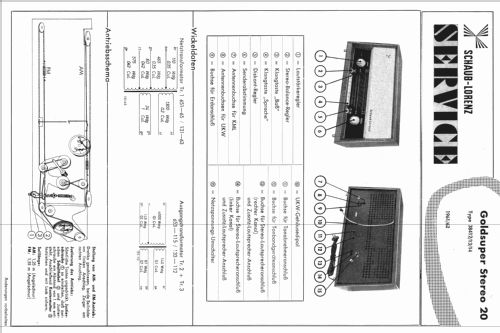 Goldsuper Stereo 20 Ch = 38412/13/14; Schaub und Schaub- (ID = 38568) Radio