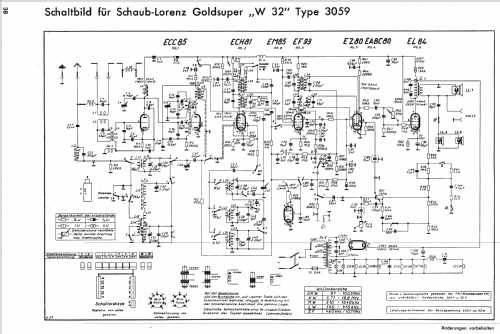 Goldsuper W32 Type 3059; Schaub und Schaub- (ID = 36426) Radio