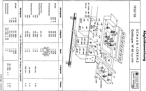 Goldsuper W46 5029; Schaub und Schaub- (ID = 405273) Radio