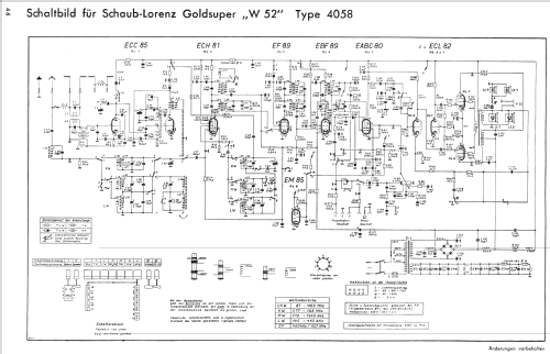 Goldsuper W52 4058; Schaub und Schaub- (ID = 36437) Radio