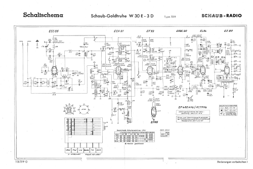 Goldtruhe W30E 7619; Schaub und Schaub- (ID = 2272470) Radio